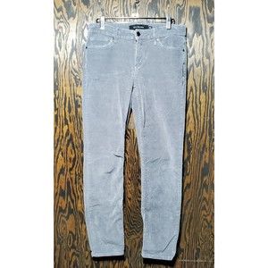 Calvin Klein Jeans Womens Size 10x30 Gray Corduroy Pants Ultimate Skinny Stretch